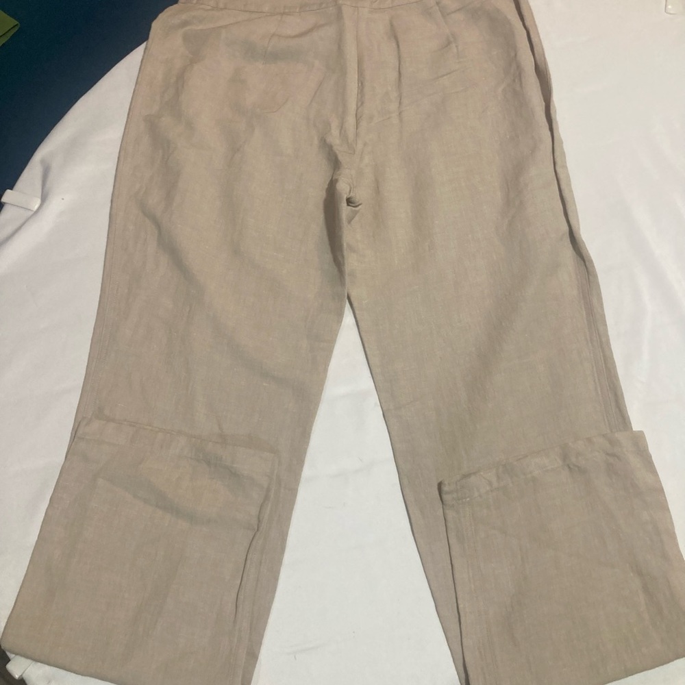 Eileen Fisher linen blend pants